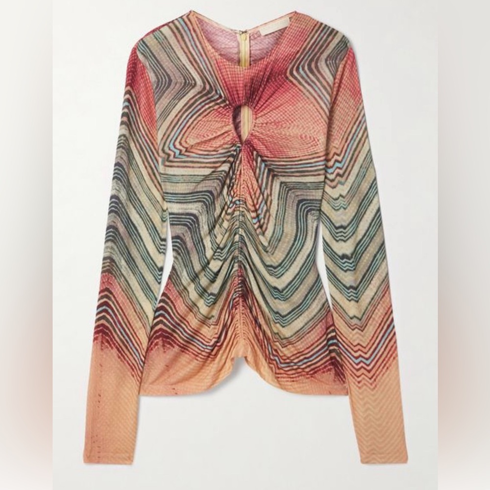 Ulla Johnson 2 Pc Chevron Pattern Maxi Dress - image 4